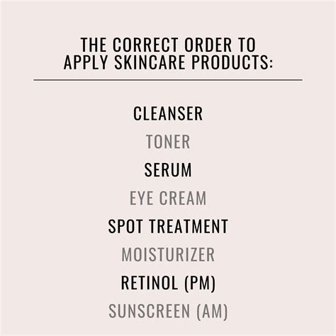 correct order  apply skincare products gameela skin