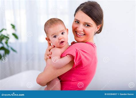 motherly love stock image image  lady indoor beautiful