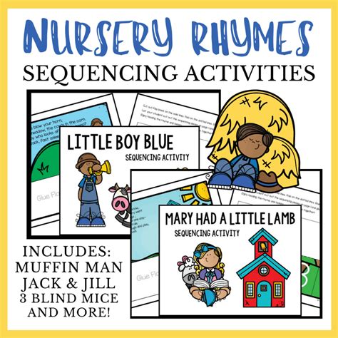 nursery rhyme sequencing  kids