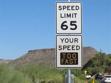 electronic speed limit signs added    local azdailysuncom
