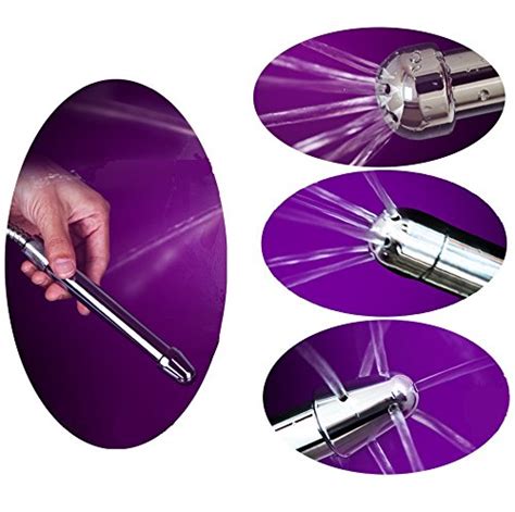 Aluminum Enema Nozzle Shower 3 Showerhead Vaginal Anal