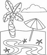 Beach Coloring Pages Printable Plage Coloriage Dessin Colorier Coloring4free Beautiful Kids Imprimer Toddler Fun Sheet Sheets Preschoolers Drawing Easy Maternelle sketch template