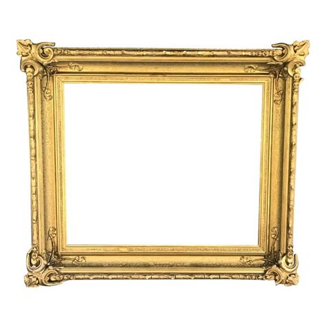century victorian era wooden frame  gold finish