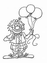 Coloring Clown Pages Printable sketch template