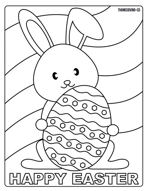 printable coloring easter pages  templates printable