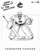 Canucks Masterpieces sketch template