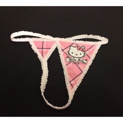 Underwear Thong Panties Women Cute Kawaii Hello Kitty Wheretoget