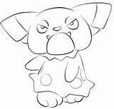 Coloring Pokemon Snubbull Pages Generation Ii sketch template