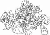 Skylanders Imaginators Kolorowanki Dzieci Malvorlagen Freude Spyro Drei Spiel Giants Spyros Laguerche Educative sketch template