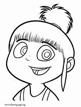 Coloring Pages Despicable Agnes Print Kids Printable Minions Minion Fun Colouring Popular Disney sketch template
