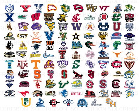 college logos bundle  college logos svg university silhouette designs sports svg