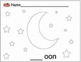 Moon Letter Coloring Activities Preschool Lesson Plans sketch template