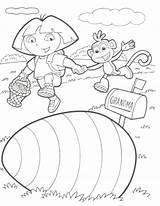 Dora Coloring Explorer Pages Giant Activity Books sketch template