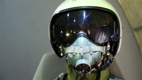 fighter pilot helmet helmet  fighter pilot stock video footage