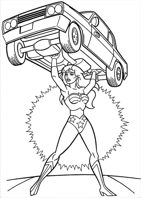 woman  woman kids coloring pages