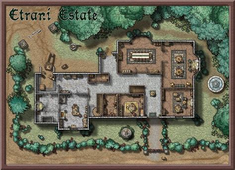 dnd mansion map pin  dungeon maps images collection