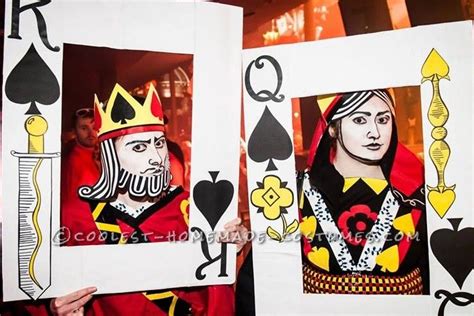 a royal pair king of spades and the black maria couple costume homemade halloween costumes
