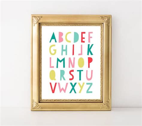 alphabet print     instant  mossandtwigprints
