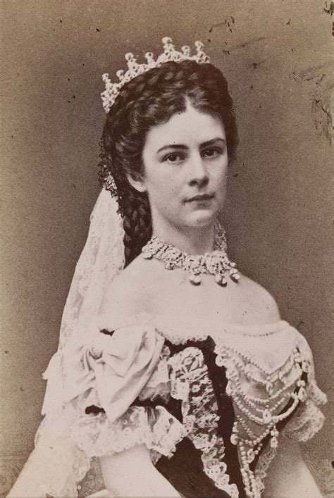 empress elizabeth  austria sisi coronation portrait