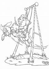 Swing Coloring Pages Swing3 sketch template