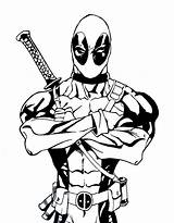 Deadpool Coloring Pages Marvel Drawings Colouring Adult Cartoon Deviantart Clipartmag Lego Wallpaper Getdrawings Fan Choose Board sketch template