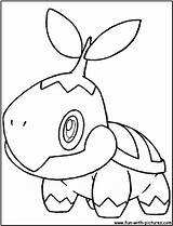 Coloring Turtwig Pokemon Pages Froakie Getdrawings Sheet Fun Template sketch template