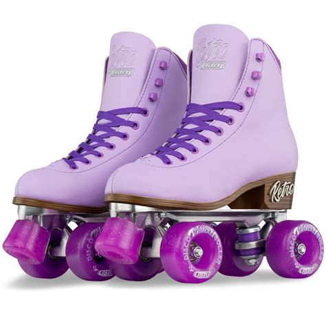 crazy skates retro roller skates purple eu
