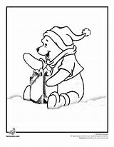 Coloring Christmas Winnie Pooh Pages Disney Color Cartoon Popular Choose Board Coloringhome sketch template
