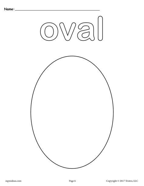 oval worksheets tracing coloring pages cutting  supplyme