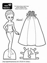 Paper Doll Evening Printable Paperthinpersonas Dolls Archives Tag Inspirations Couture Catwalk Gowns Boots Series sketch template