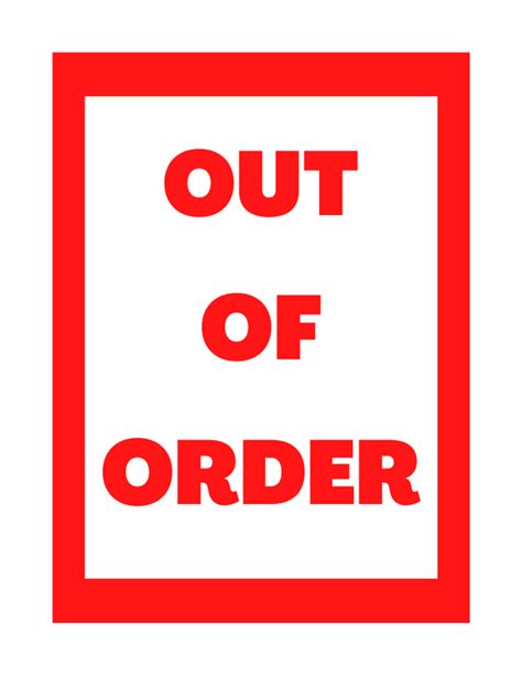 order printable signs  printable
