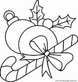 Coloring Pages Christmas Holiday Color Printable Season Ornaments Print Sheets Sheet Kids Found sketch template