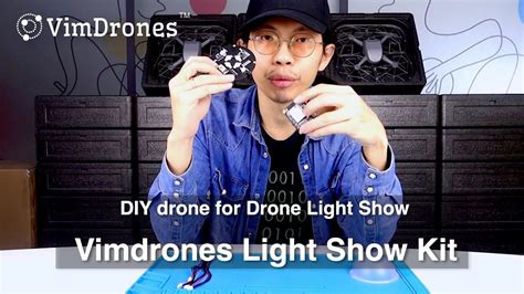 diycustom drone  drone light show vimdrones drone light show control unit kit youtube