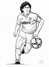 Maradona Fabio Piacentini sketch template
