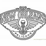 Orleans Pelicans 76ers Coloringpages101 sketch template