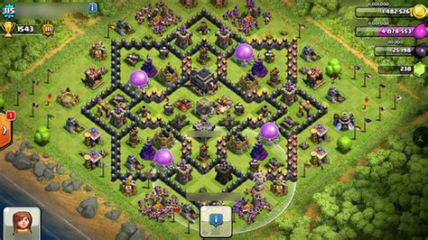 clash  clans builder  town hall  layouts page  heavycom