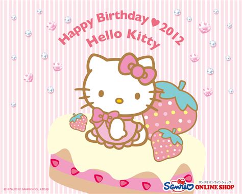 [73 ] Hello Kitty Birthday Wallpaper On Wallpapersafari