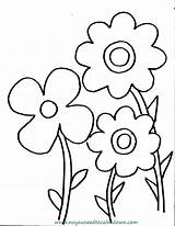 Coloring Spring Kids Flowers Pages Printable Flower Sheets Preschool Print Adult Click Vase Choose Board sketch template