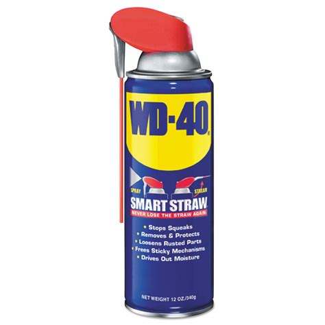 Wd 40 Smart Straw Spray Lubricant 12 Oz Aerosol Can 12 Carton