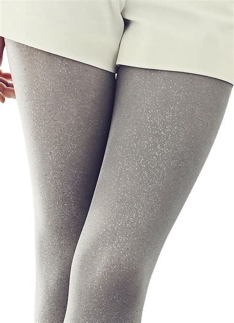 women s 100 denier satin gloss opaque silver tights sexy shiny sparkle