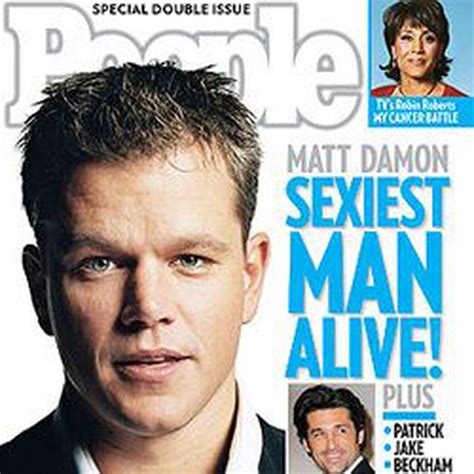 people magazine names matt damon as 2007 s `sexiest man alive