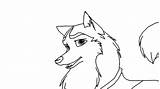Jenna Coloring Balto Pages Fox Dixie Hound Base Deviantart sketch template