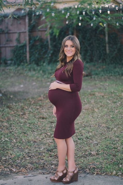 Fall Pregnancy Fashion At 35 Weeks Dress