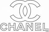 Chanel Logo Coco Coloring Templates Decor Pages Colouring Party Diy Rhinestone Fashion 3d Stencil N5 Sketch Crafts Paper Easy Craftidea sketch template