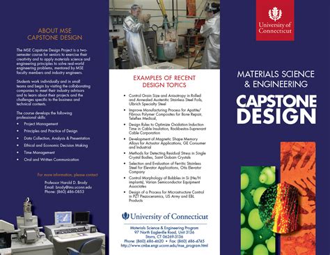 materials science  engineering brochures