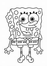 Coloring Pages Spongebob Boys Squarepants Cliparts Clipart Smiling Favorites Add sketch template