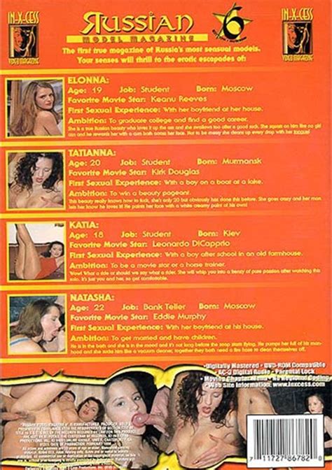 Russian Model Magazine 6 1998 In X Cess Productions Adult Dvd Empire