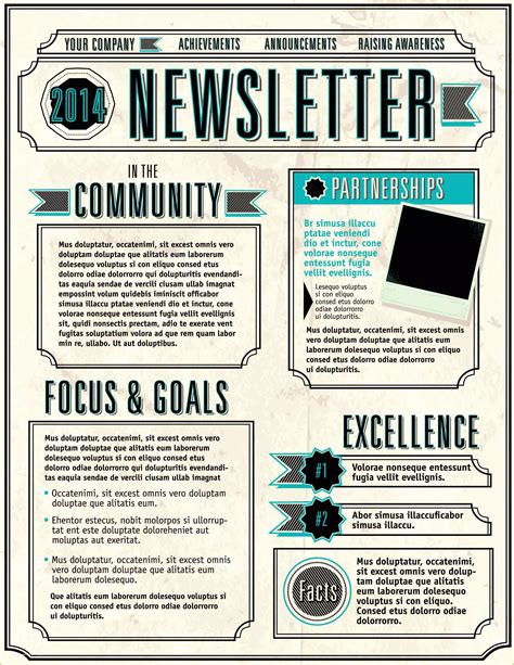 hoa newsletter templates   elements   great email newsletter