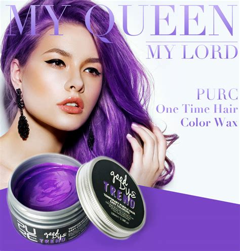 good trend product washable colorful wax temporary hair color pomade