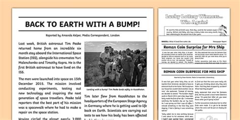 english newspaper article examples writing  magazine article